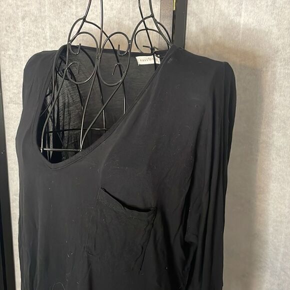 Full Tilt black Long sleeve pocket tee size S - Picture 3 of 6